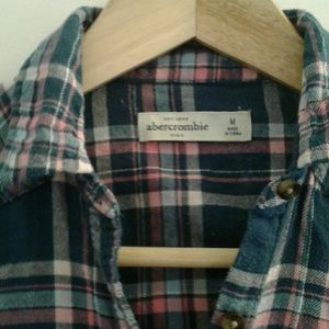 Girls abercrombie flannel